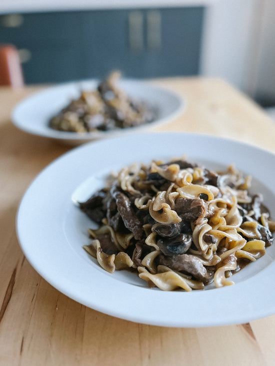 Beef Stroganoff Bake