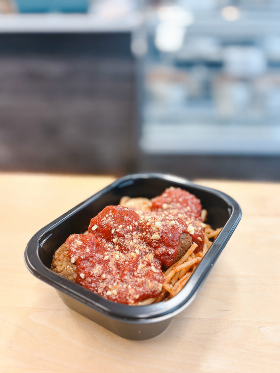 Heat & Eat - Vegan Spaghetti and Meatballs