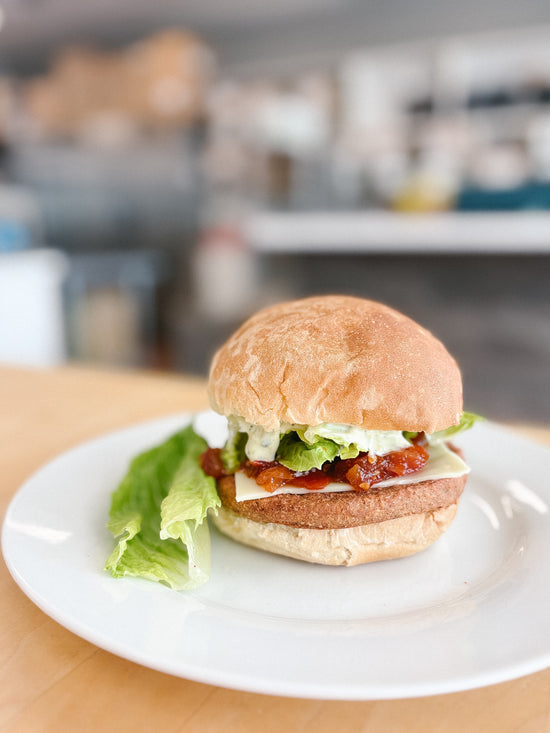 Vegan California Chicken Burgers