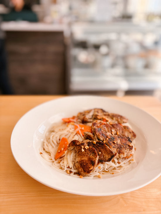 *Fresh* Charred Thai Pork with Crunchy Rice Noodle Salad