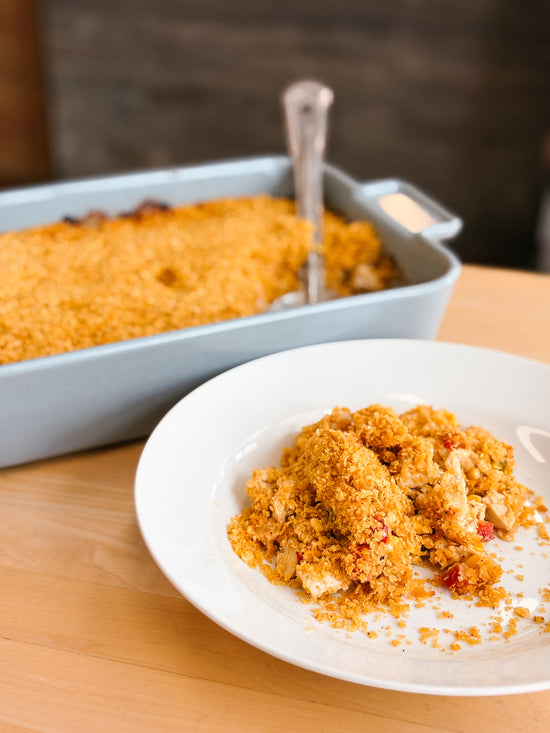 Mexican Street Corn Chicken Casserole