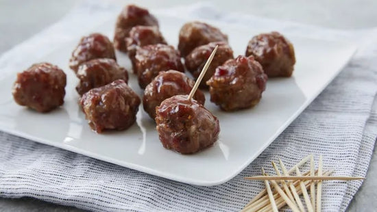 Chipotle Cranberry Chicken Meatballs