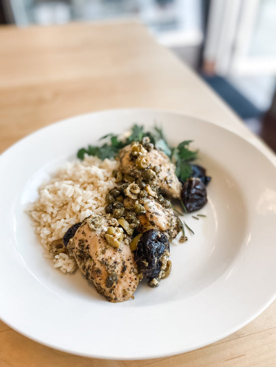 Mediterranean Chicken with Rice