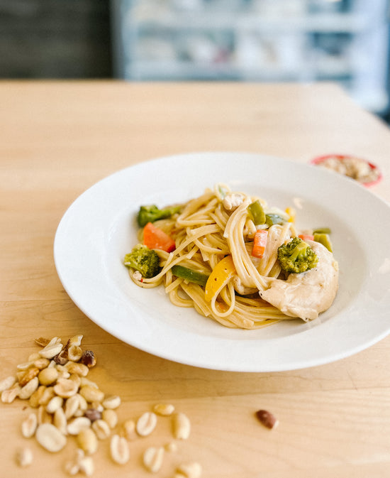 Peanut Chicken Noodle Bowl